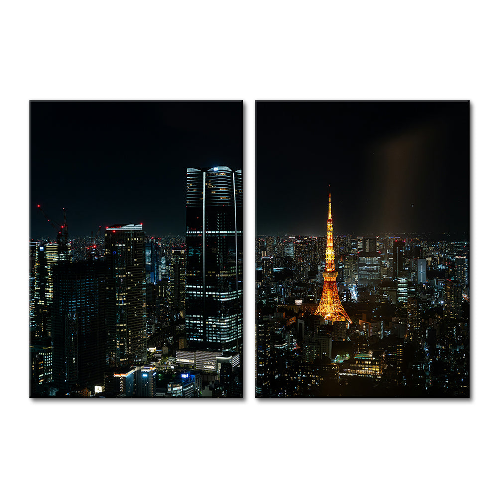 Tokyo At Night Large Wall Art