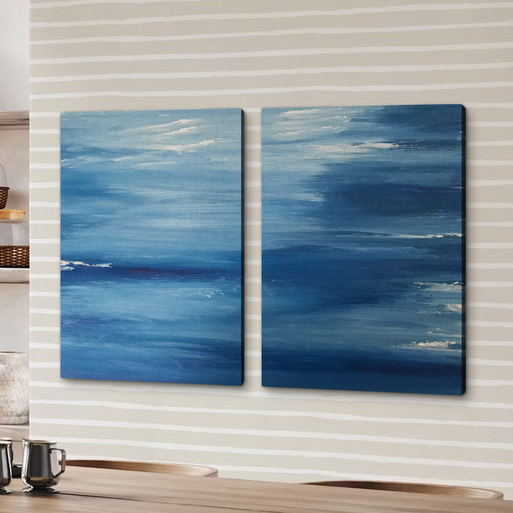 Blue Beach Wall Art