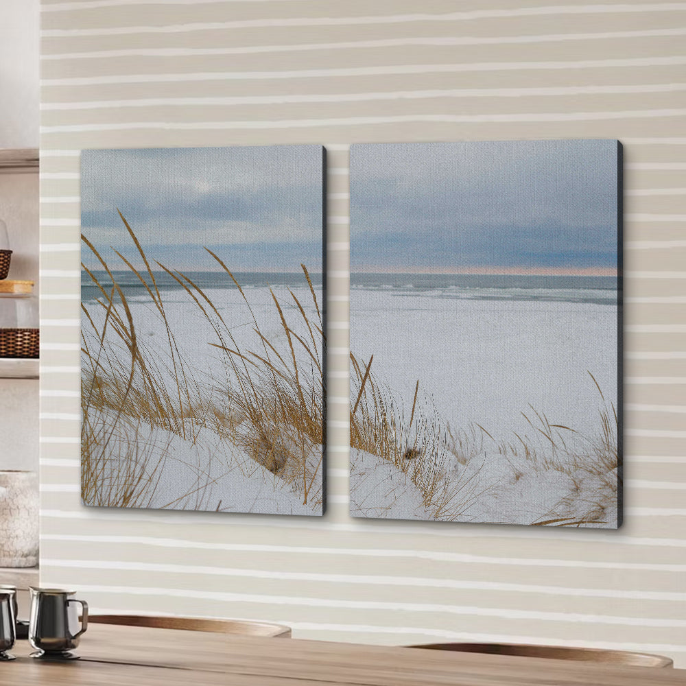 White Sand Wall Art