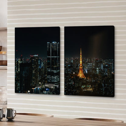 Tokyo At Night Large Wall Art