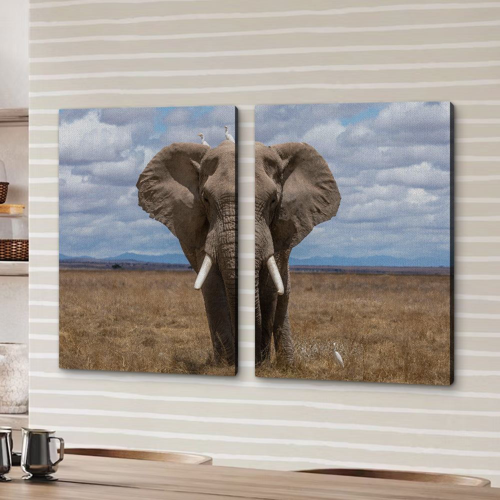 Safari Elephant Wall Art