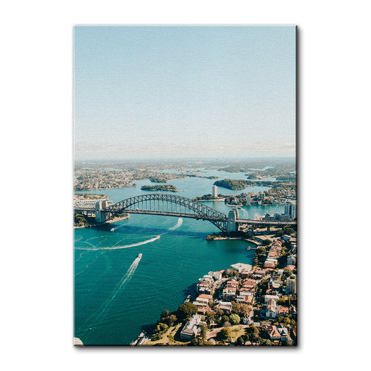 Sunset Over The Sails Large Wall Art