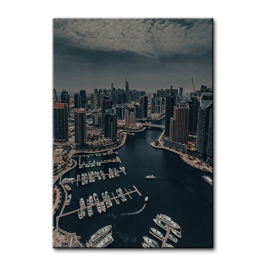 Skyline Of Gold Large Wall Art