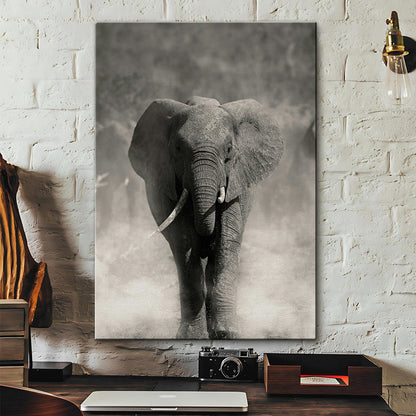 Gray Elephant Wall Art