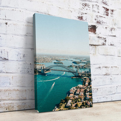 Sunset Over The Sails Large Wall Art