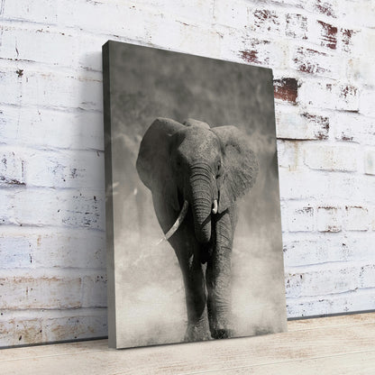 Gray Elephant Wall Art