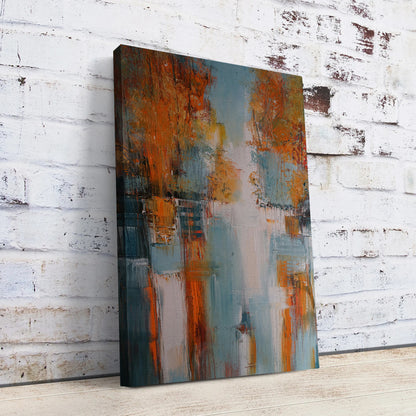Village In Fall Wall Art