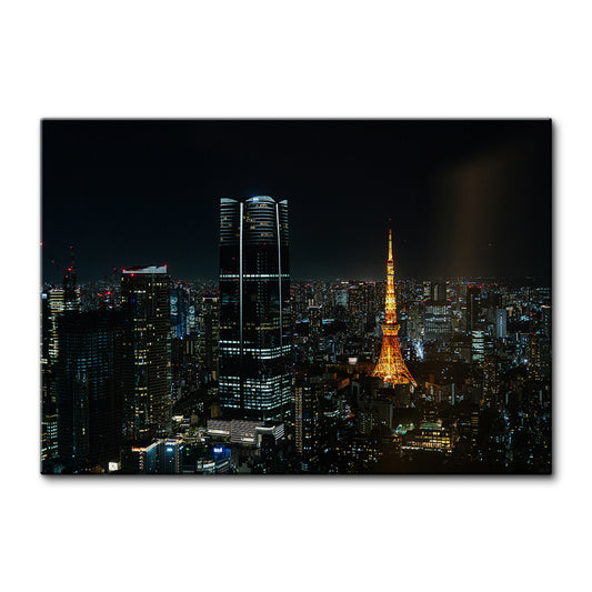 Tokyo At Night Large Wall Art