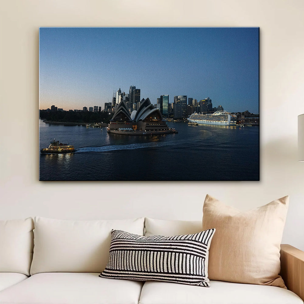 Breathe In The Bay Large Wall Art