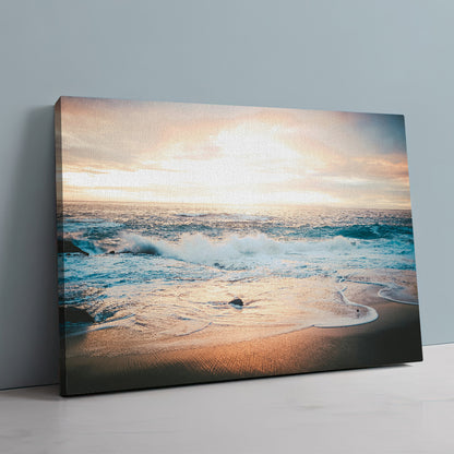 Sunset Over Ocean Wall Art