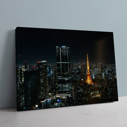 Tokyo At Night Large Wall Art