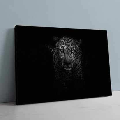 Black & White Leopard Large Wall Art