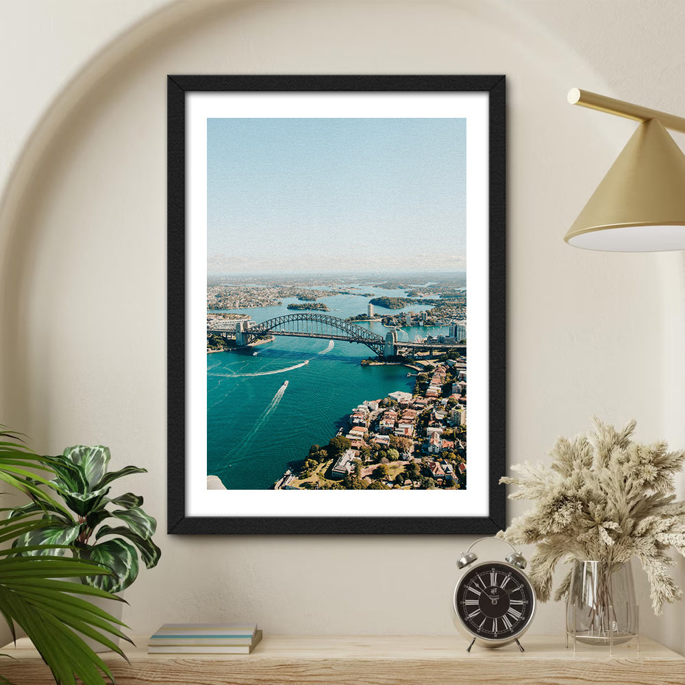 Sunset Over The Sails Large Wall Art