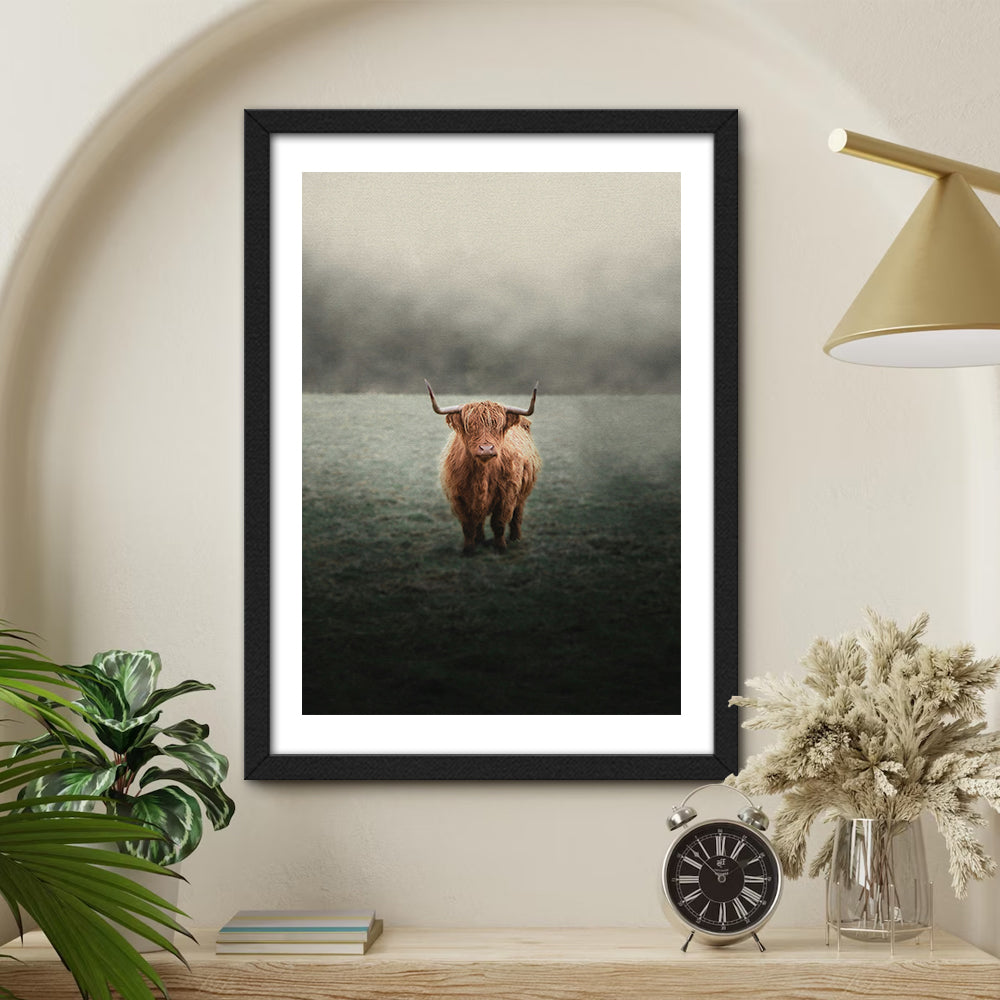 Mystery Highland Cow Wall Art