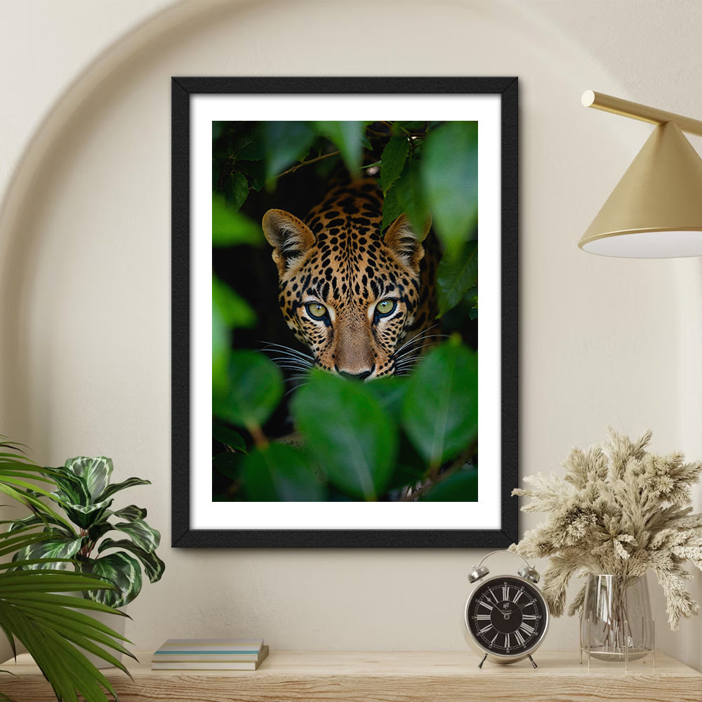 Forest Leopard Large Wall Art