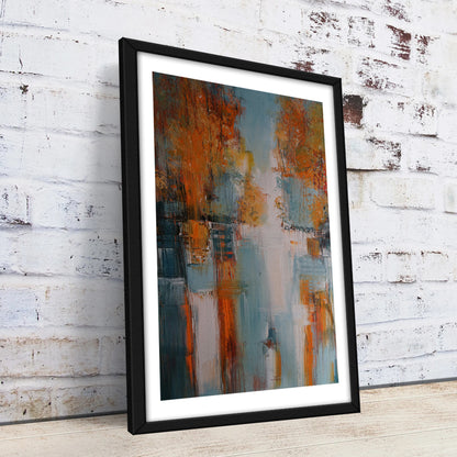 Village In Fall Wall Art