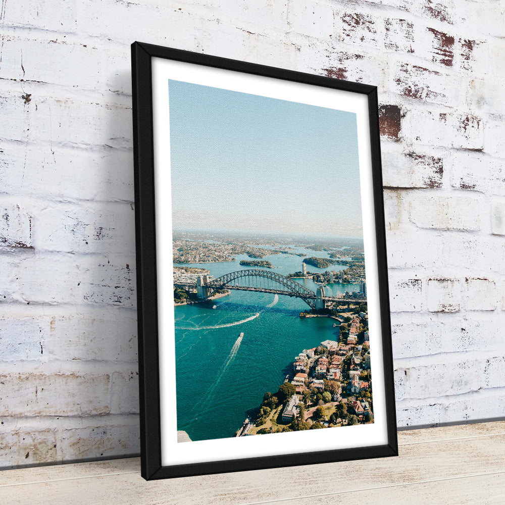 Sunset Over The Sails Large Wall Art