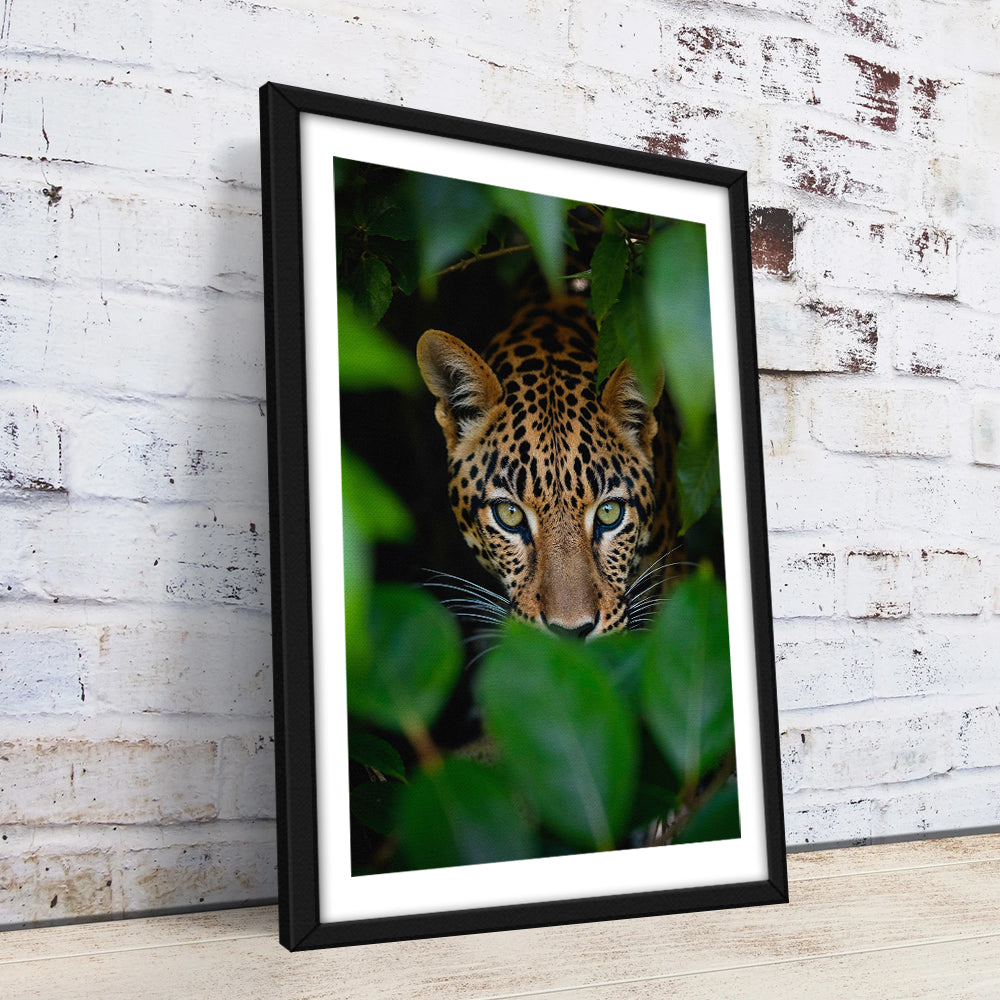Forest Leopard Large Wall Art