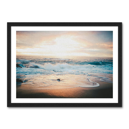 Sunset Over Ocean Wall Art