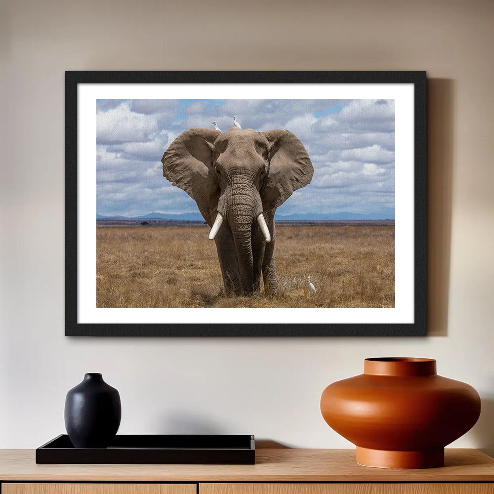 Safari Elephant Wall Art