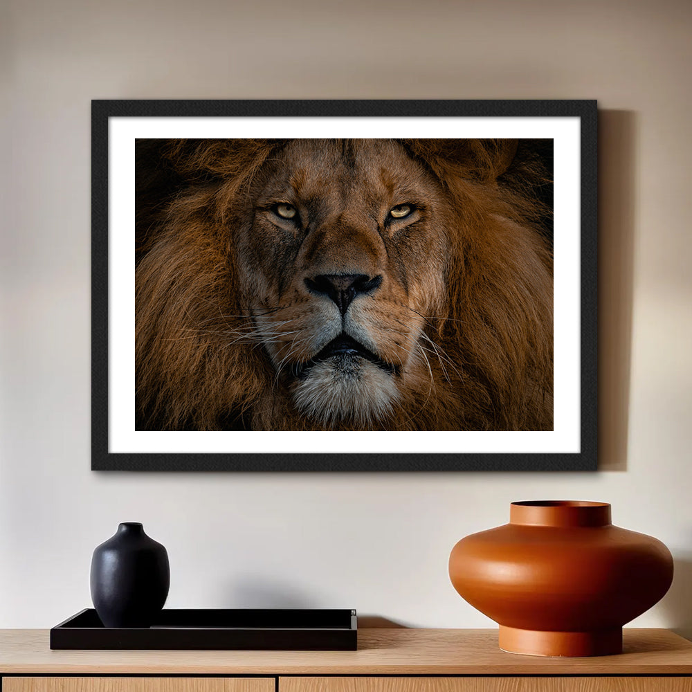 The Lion Large Wall Art