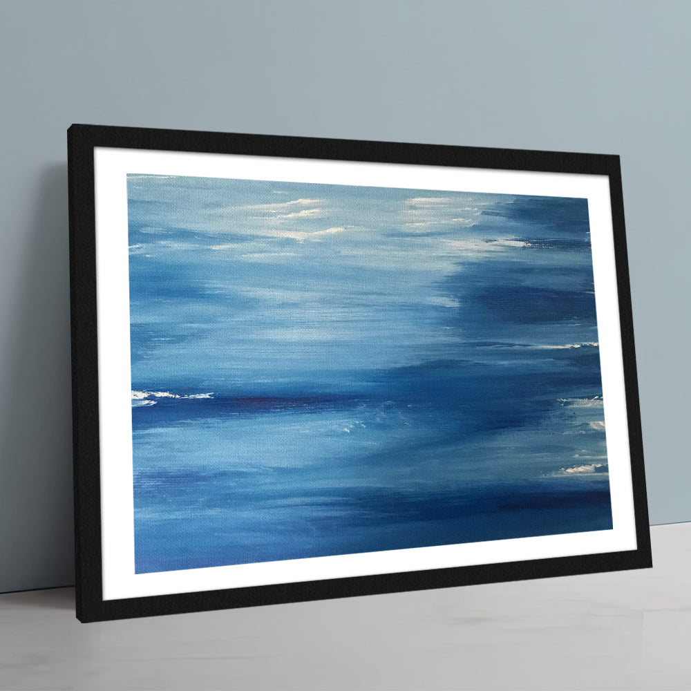 Blue Beach Wall Art