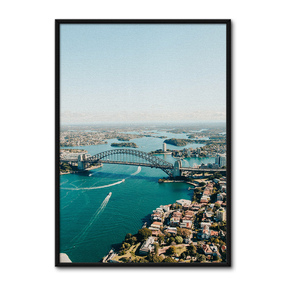 Sunset Over The Sails Large Wall Art