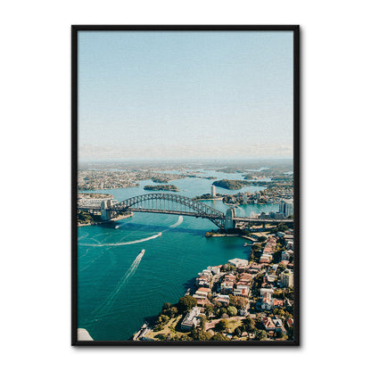 Sunset Over The Sails Large Wall Art