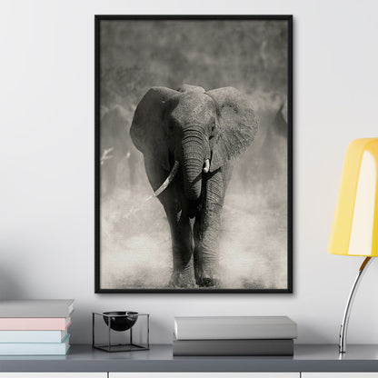 Gray Elephant Wall Art