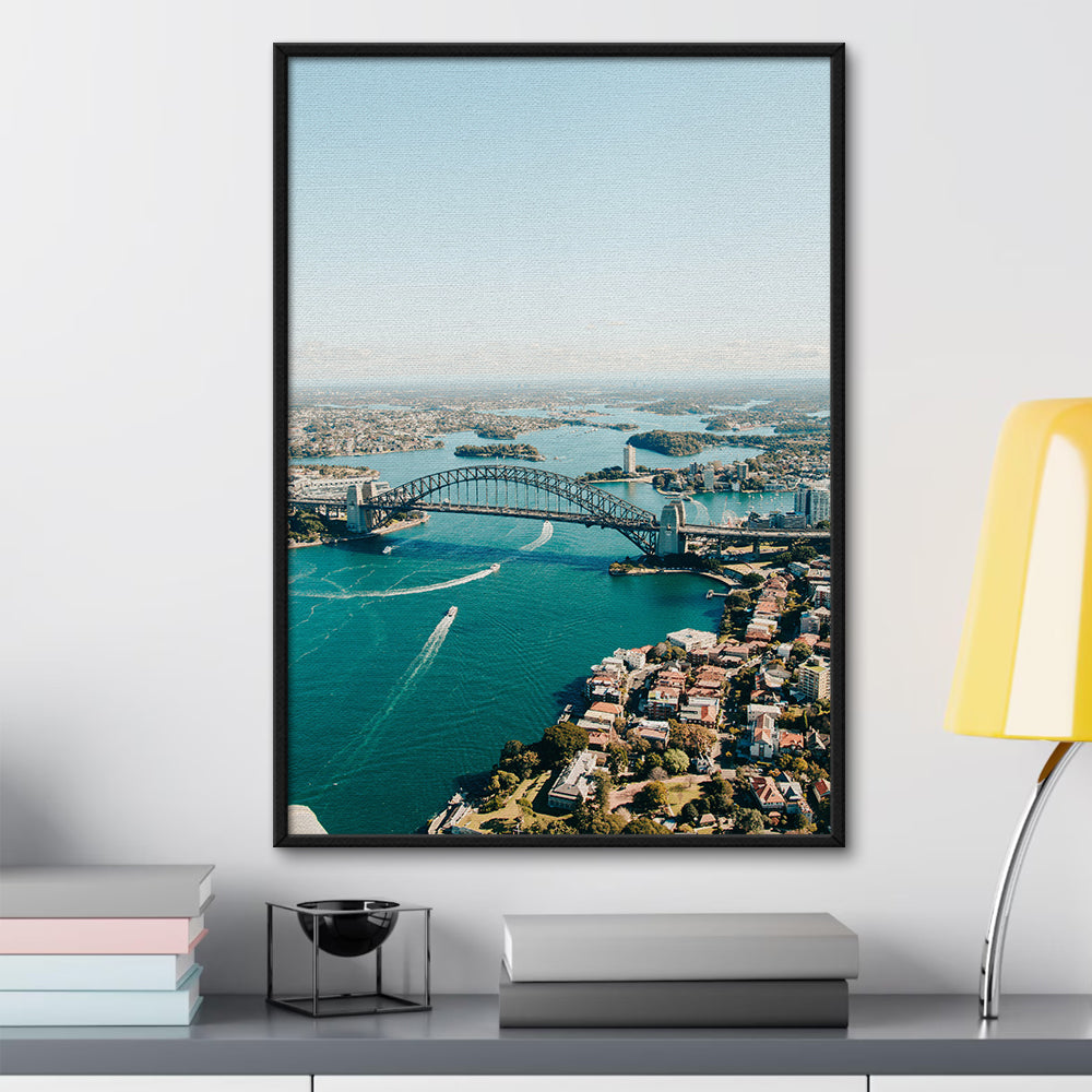 Sunset Over The Sails Large Wall Art
