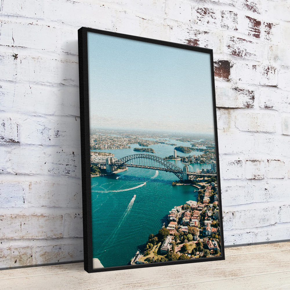 Sunset Over The Sails Large Wall Art