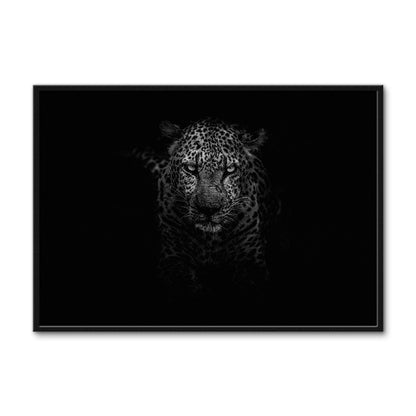 Black & White Leopard Large Wall Art