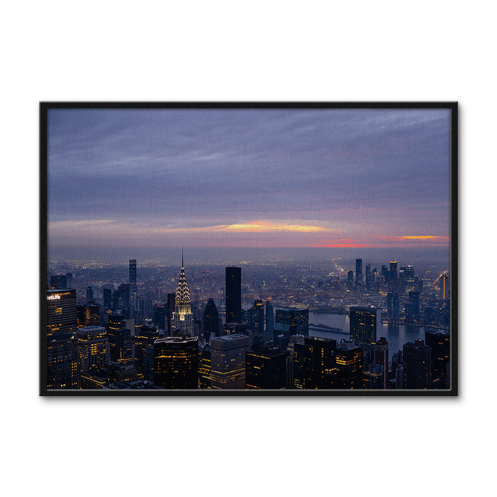 Dawn In New York Large Wall Art