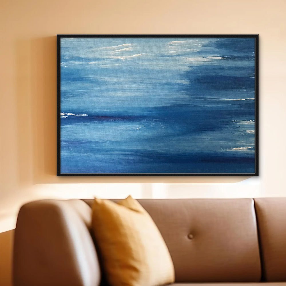 Blue Beach Wall Art