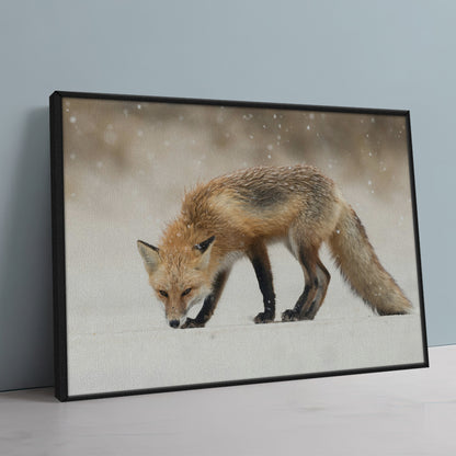 Winter Fox Large Wall Art