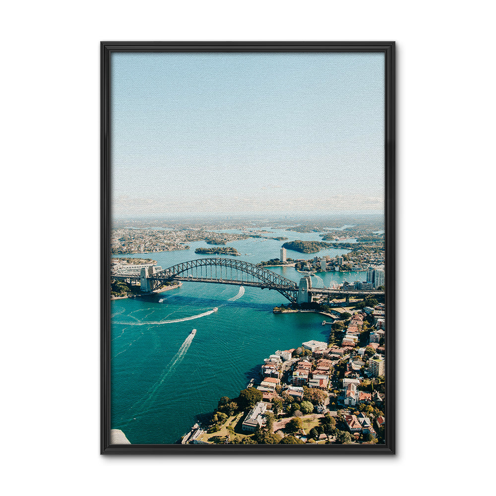 Sunset Over The Sails Large Wall Art