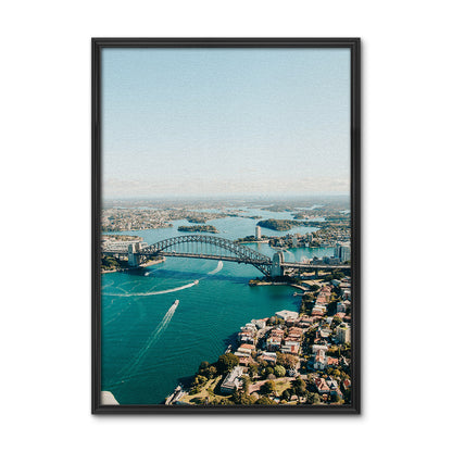 Sunset Over The Sails Large Wall Art