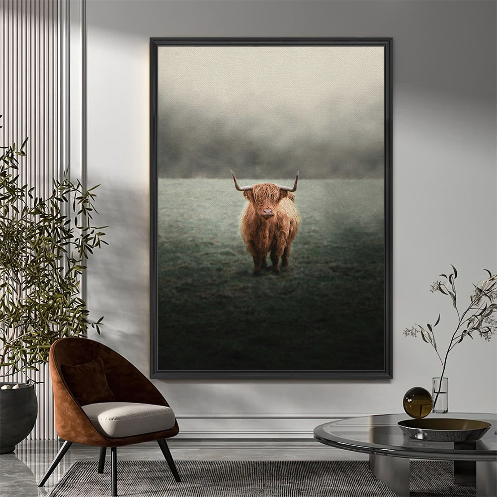 Mystery Highland Cow Wall Art