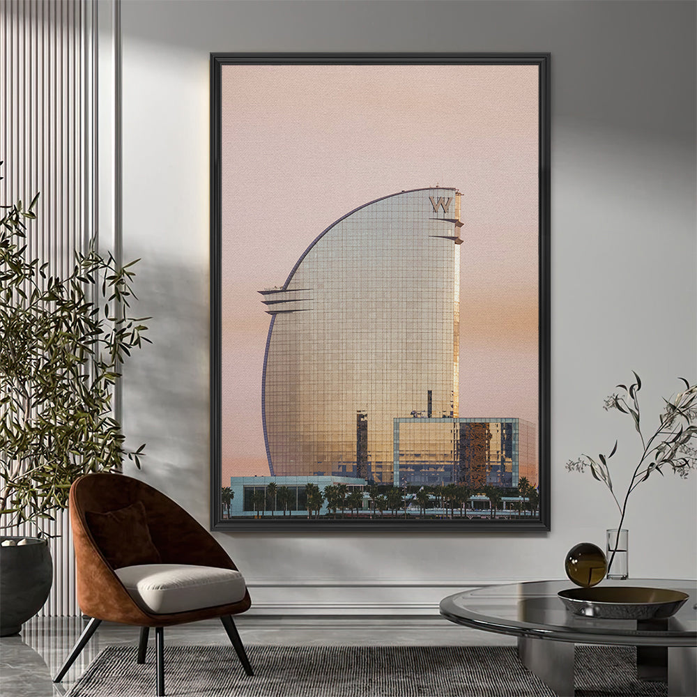 Morning In Barcelona Large Wall Art