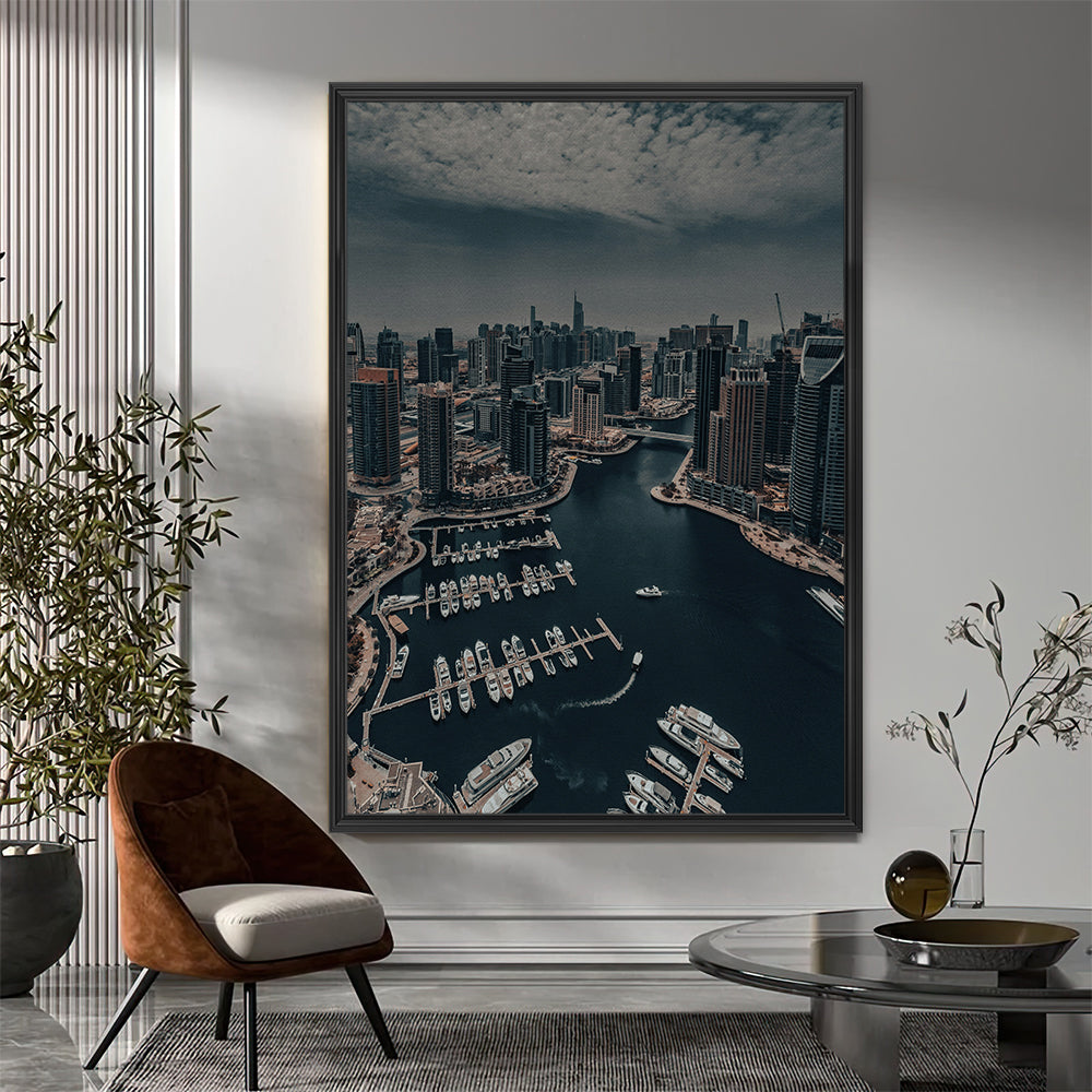 Skyline Of Gold Large Wall Art