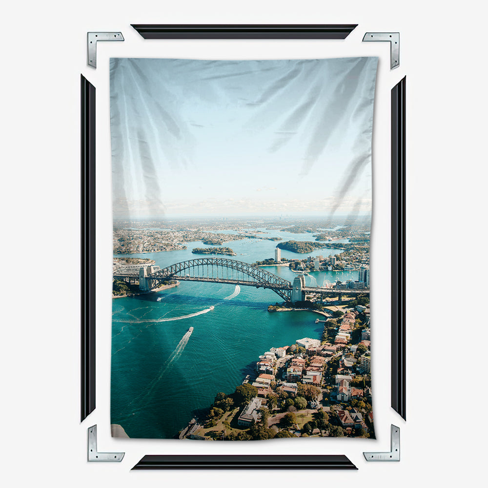 Sunset Over The Sails Large Wall Art