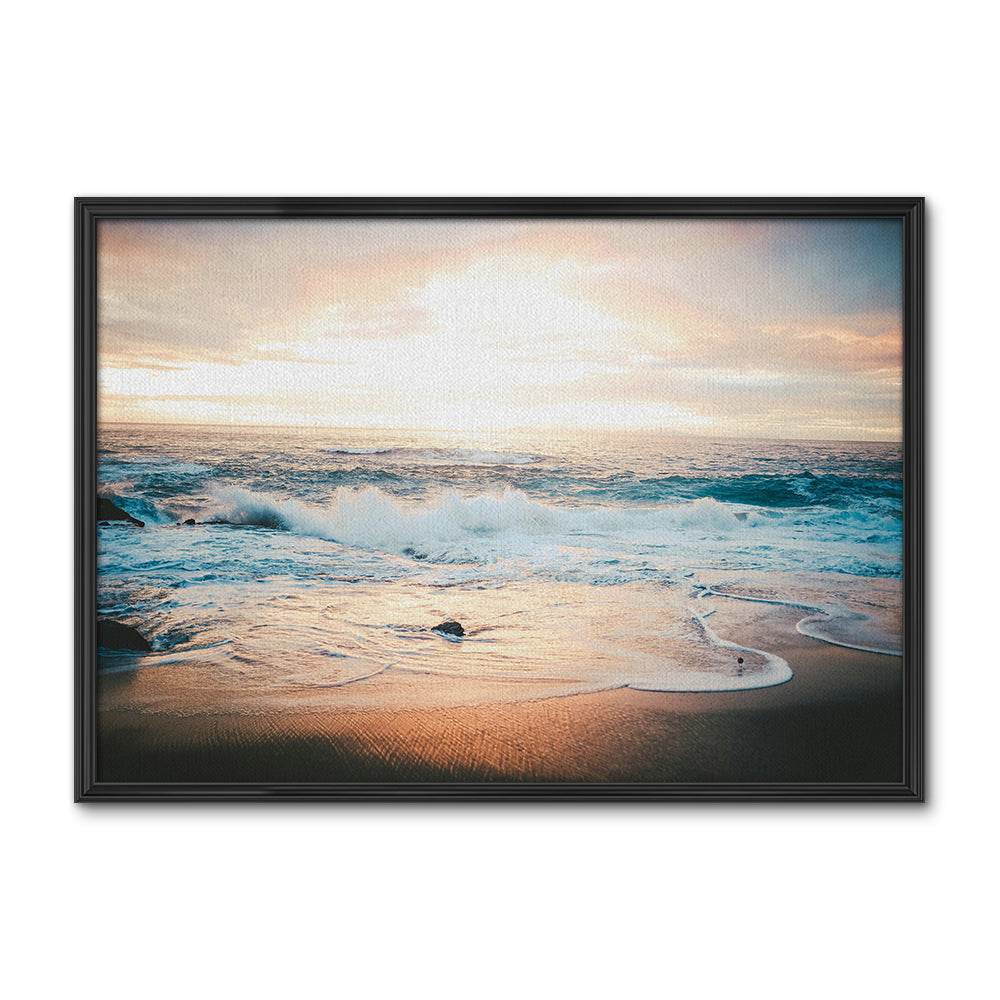 Sunset Over Ocean Wall Art