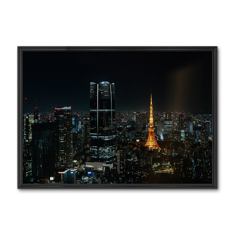 Tokyo At Night Large Wall Art