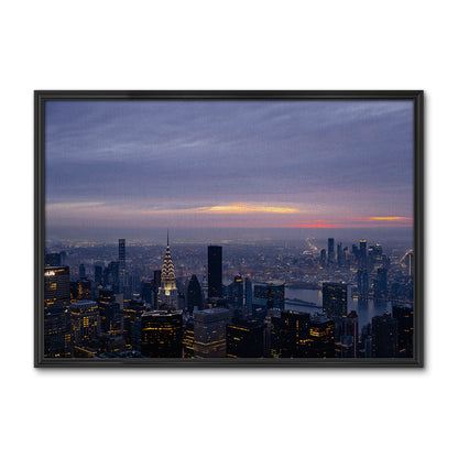 Dawn In New York Large Wall Art