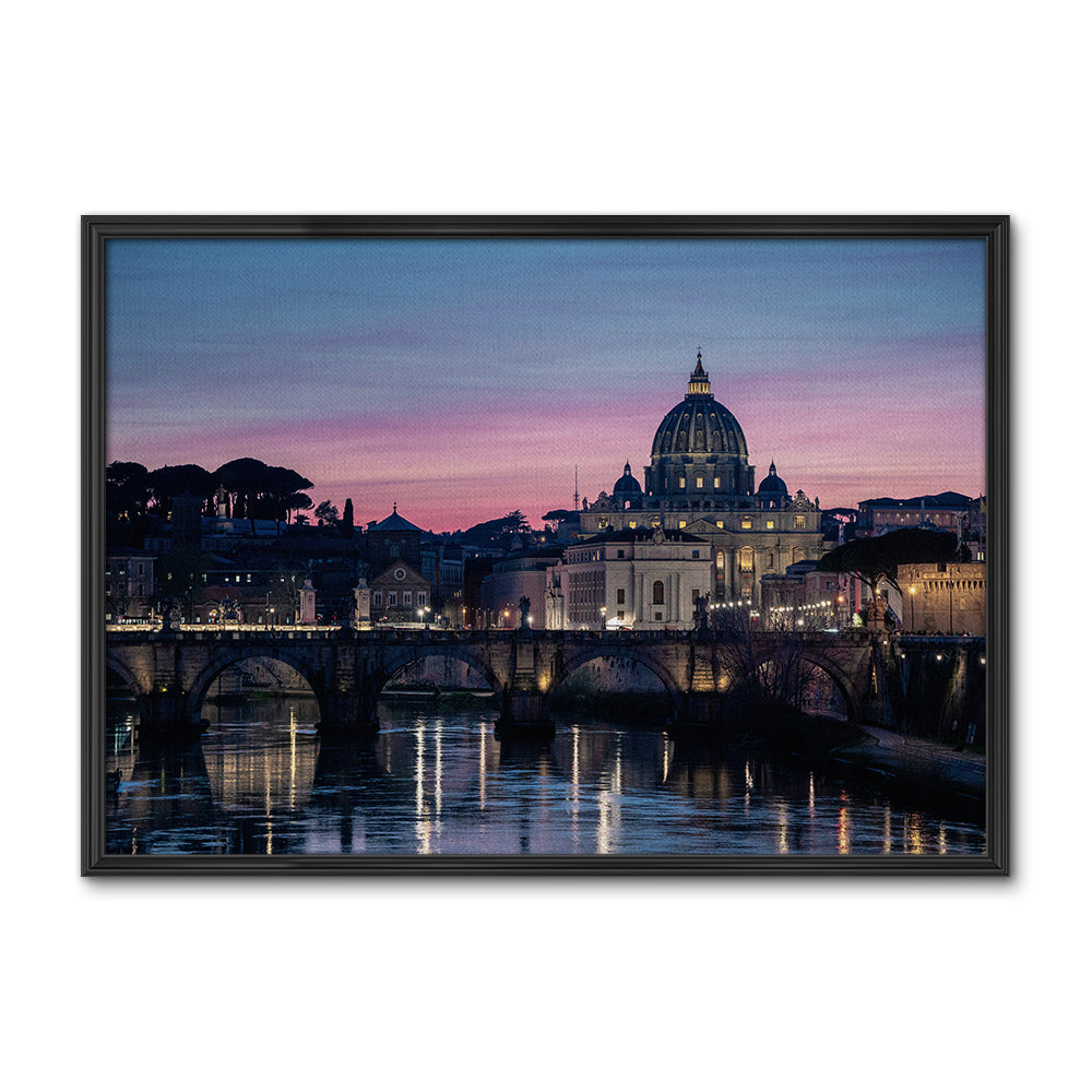 Dawn In Rome Large Wall Art
