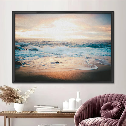 Sunset Over Ocean Wall Art