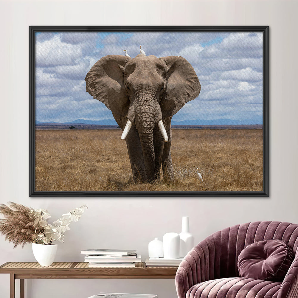 Safari Elephant Wall Art