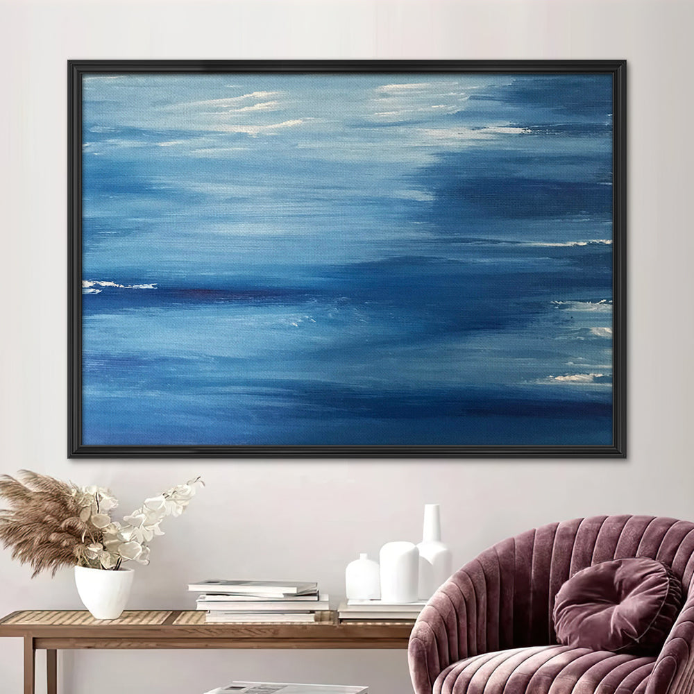 Blue Beach Wall Art