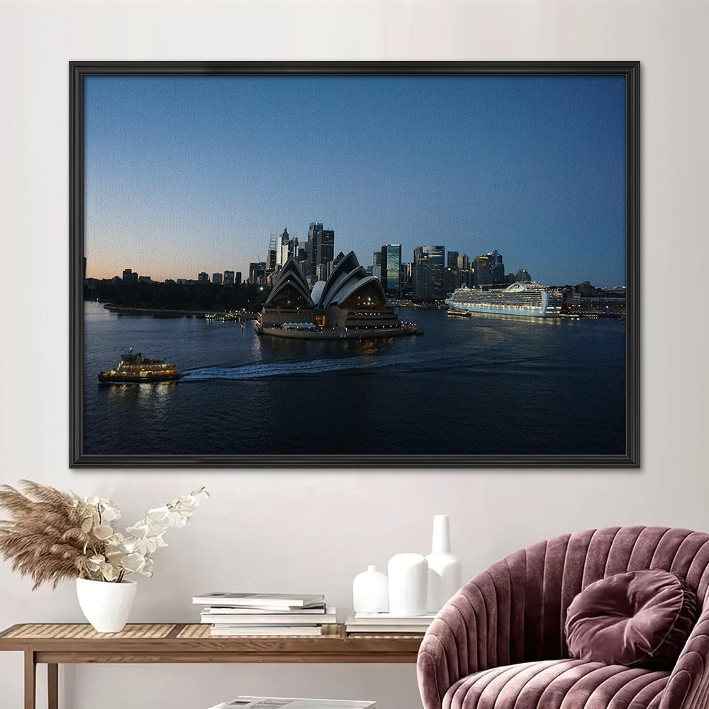 Breathe In The Bay Large Wall Art