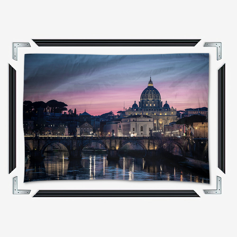 Dawn In Rome Large Wall Art